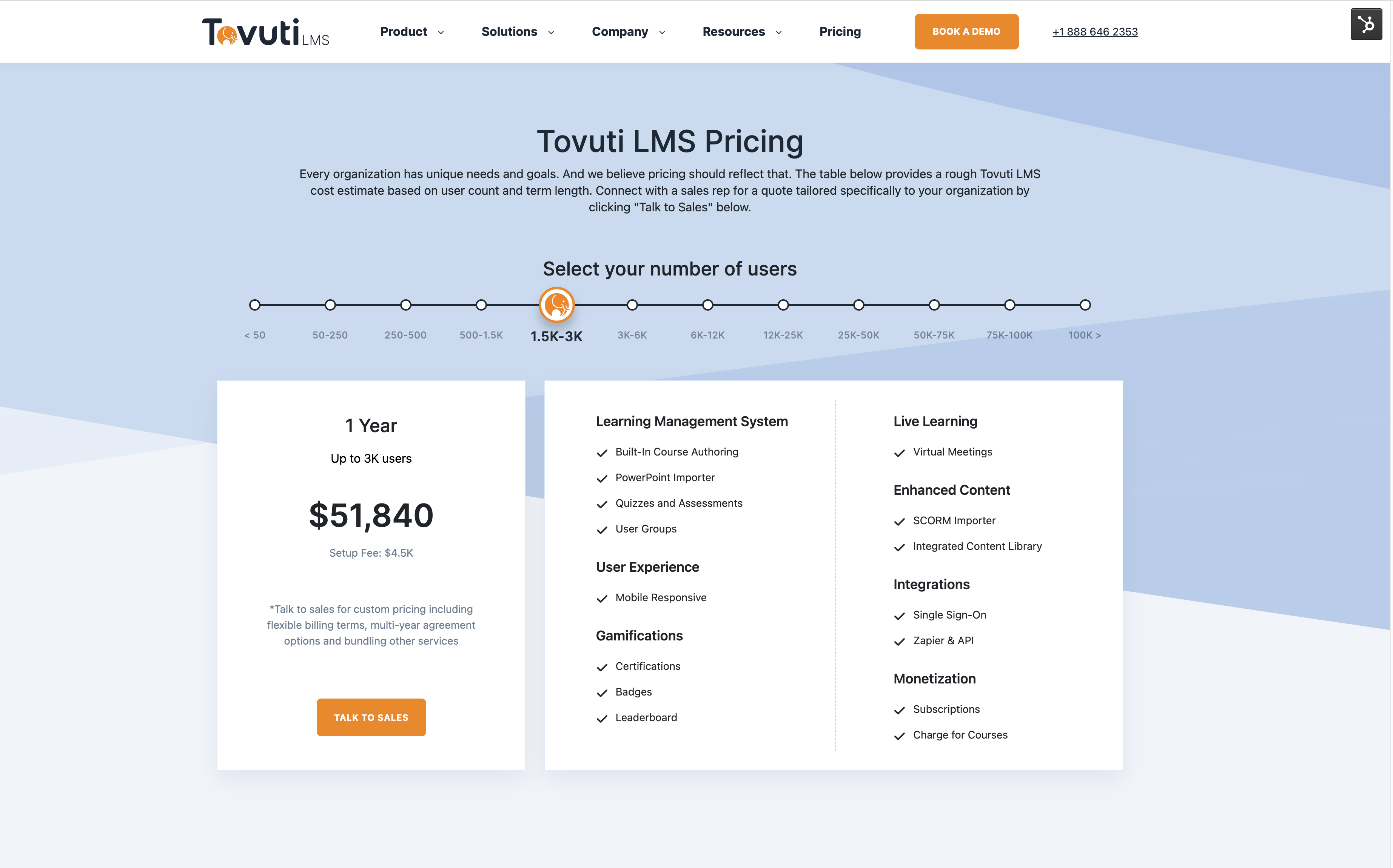 How Much Does An LMS Cost? | View Tovuti LMS Pricing